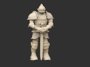rusy suit armour armor fable rusty 3d print model - Mito3D