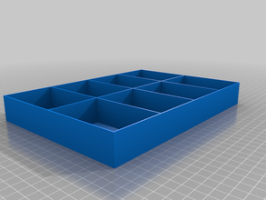 my customized box compartments 3d print model - Mito3D