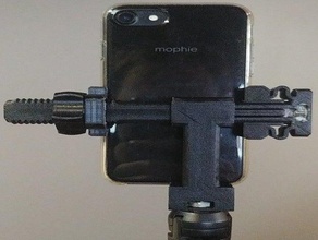 vertical phone holder tripod mount - accessory camera stand portrait smartphone tiktok video xbox 3d print model - Mito3D
