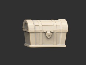 wooden chest fable wood 3d print model - Mito3D