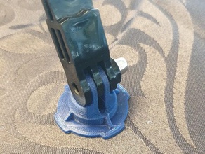 quad lock-gopro-adapter ohne Schloss 3d print model - Mito3D