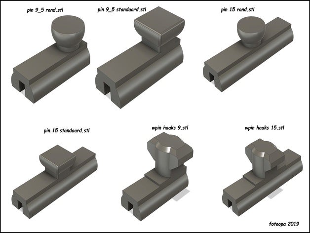 fischertechnik passenden pins fotoopa 3D print model - Mito3D