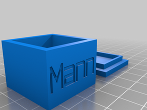 ağızları des lebens kutusu mann özelleştirilmiş 3d print model - Mito3D