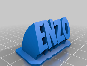 enzo personnalisé 3d print model - Mito3D