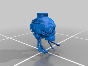 medicae skull servitor pack 40k henchmen inq inquisimunda necromunda 3d print model - Mito3D