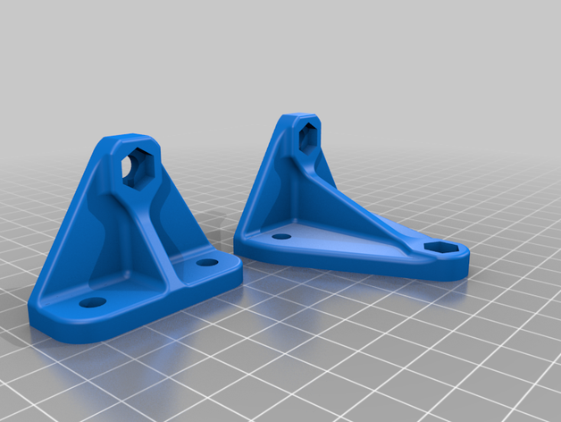ender 5 lado de la placa posterior montaje en gabinete 3D print model - Mito3D
