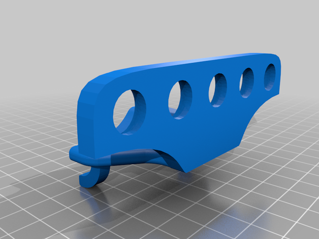 pegboard hook rasp raspberry pi 3D print model - Mito3D