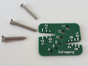 screw gauge gage hardware 3d print model - Mito3D