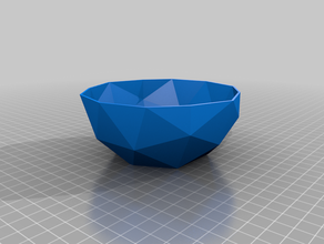 lowpoly-bowl 3d print model - Mito3D