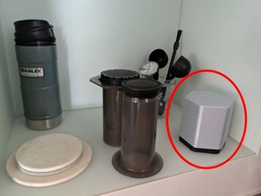 aeropress filter lit coffee holder stand 3d print model - Mito3D