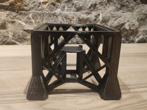 6 piece supportless table set furniture model 3d print model - Mito3D