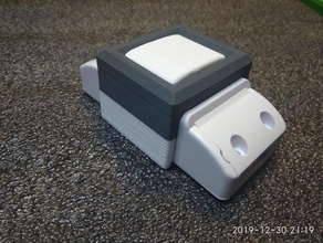 sonoff basic button-overlay 3d print model - Mito3D