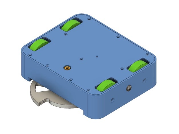 tela azul da morte - antweight robô de combate 1lb battlebot 3D print model - Mito3D