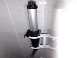 curling iron vertical holder 3d print model - Mito3D