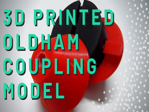 oldham acoplamento do modelo acoplador medyk3d 3d print model - Mito3D