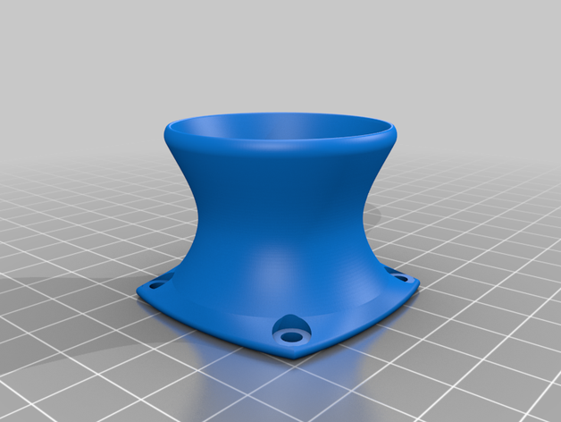 venturi conducto de ventilador 40mm - compatible héroe me refrigerador 3D print model - Mito3D