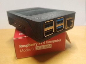 raspberry pi 4 Fall - Schieberegler Himbeere pi-4 pi-4-Fall pi-Fall 3d print model - Mito3D
