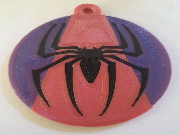 spiderman portachiavi 3D print model - Mito3D