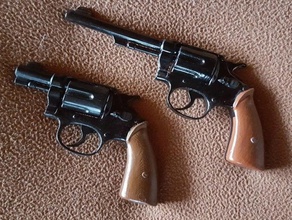 smith wesson model 10 revolver 3d print model - Mito3D