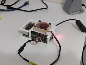 raspberry pi 4 caso gpio agujero fácil la creación de prototipos 3d print model - Mito3D