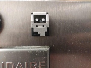 dwarf fortress magnete nano del frigorifero openscad 3d print model - Mito3D