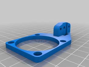 anycubic kossel bltouch de montaje del ventilador 3d print model - Mito3D