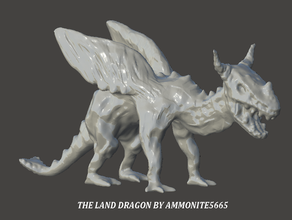 kara Ejder ammonite5665 hayvan sanat harika canavar serin yaratık tasarım ejderha dungeons dragons lasercut sürüngen satış ekibi danışman hizmet oyuncak kanatlar 3d print model - Mito3D