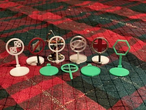 d&d miniature spell condition markers 3d print model - Mito3D