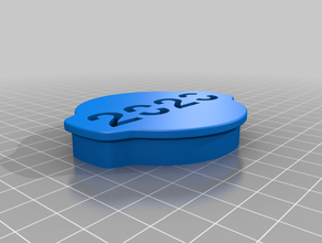 2020 new year cookie cutter 3d print model - Mito3D