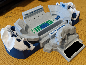 penn state themed pen & business card holder - beaver stadium nittany lion beaver stadium business card holder mountains nittany lion pen holder penn state psu we