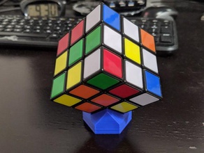 rubik's cube stand 3d print model - Mito3D
