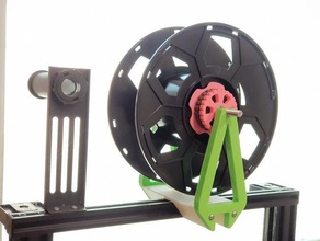 - final spool holder profile 20 3d print model - Mito3D