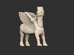Nemrut Heykeli acı eski nimrod heykel 3d print model - Mito3D