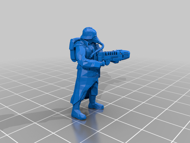 dkok plasma boi el warhammer 3D print model - Mito3D