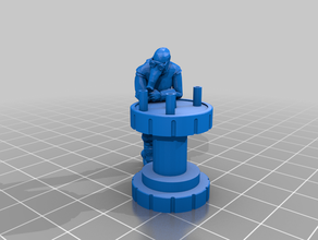 kubaz cantina patron star wars legion scale 3d print model - Mito3D