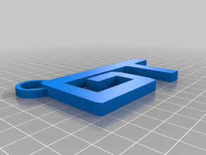 mustang gt Anahtarlık 3d print model - Mito3D
