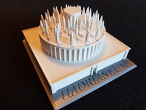 mausolée d'hadrien 1 1000 3d print model - Mito3D