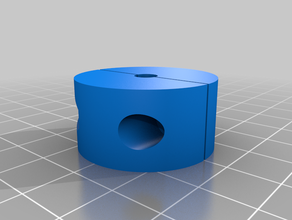 meine angepasste geteilten Anschlagring Durchmesser 5 Schraube 4 kundengebundene 3d print model - Mito3D