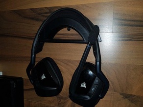 headset halterung passent f r corsair void pro headphones headphone holder mount kopfhoerer 3d print model - Mito3D