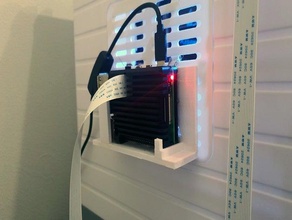 flashforge sognatore lampone caso di stand nx raspberry pi 4 3d print model - Mito3D