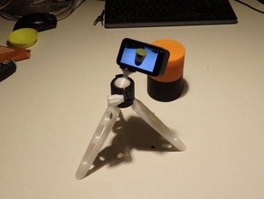 kamera topu ortak güçlü vida tripod monte edin sgabolab 3d print model - Mito3D
