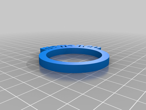 my customized personalized napkin rings 3d print model - Mito3D