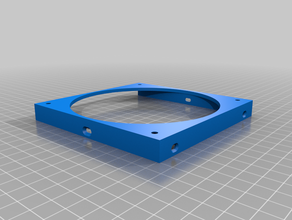 120mm fan mount meanwell type psu 3d print model - Mito3D