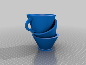 alice ' s tea cups 3d print model - Mito3D