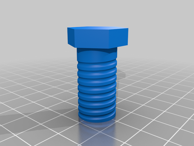 nut screw 3D print model - Mito3D
