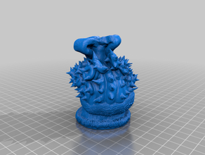 ancient lavabriar dnd miniature monster plant rpg tabletop gaming 3d print model - Mito3D