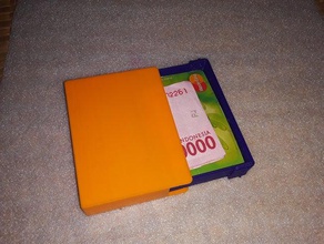 portafoglio carte di credito minimalista, slim wallet 3d print model - Mito3D