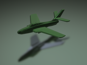 republic rf-84f thunderflash aeromobili fighter caccia bombardiere gli avvistamenti repubblica tuono usaf 3d print model - Mito3D