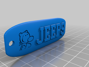 do sul webster jipes chaveiros 3d print model - Mito3D