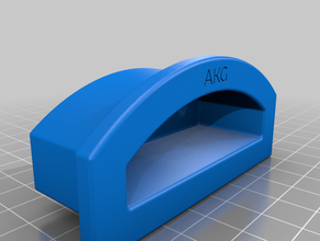 auriculares de montaje en pared akg los soporte para la 3d print model - Mito3D
